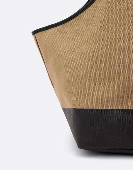 AllSaints Siloh cabas e/w en marron sable, 2 de 4