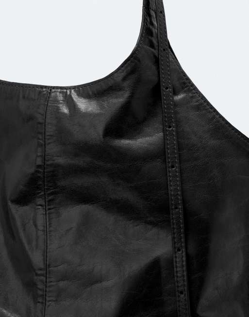 AllSaints Siloh East-West-Tote in Schwarz, 2 von 4