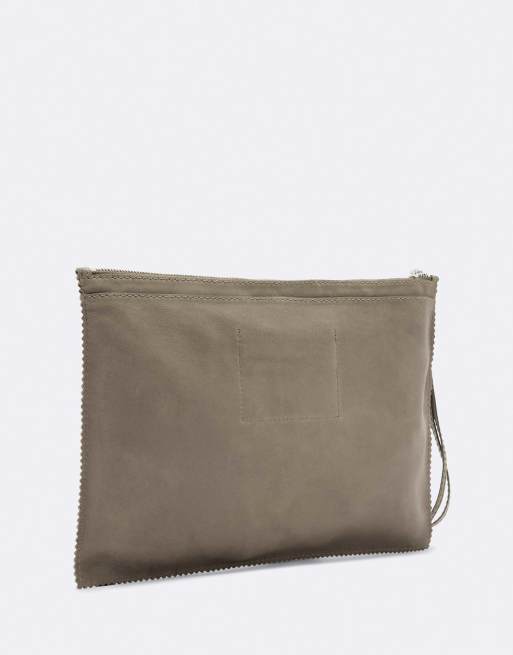 AllSaints Siloh grande pochette gris brumeux, 2 de 3