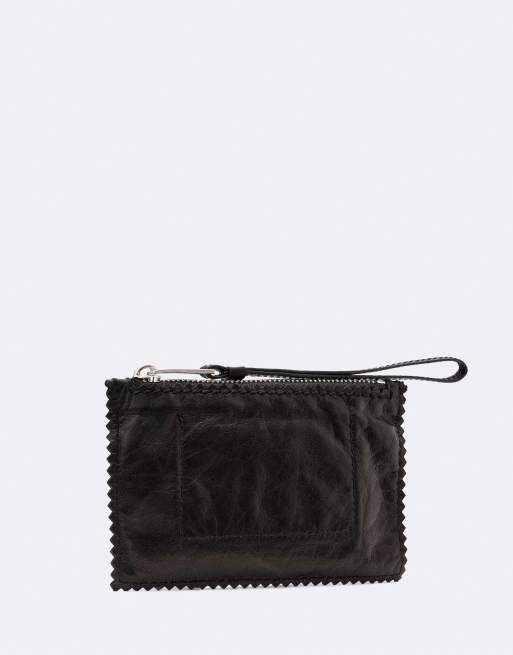AllSaints Siloh mini pouch in zwart, 3 van 3