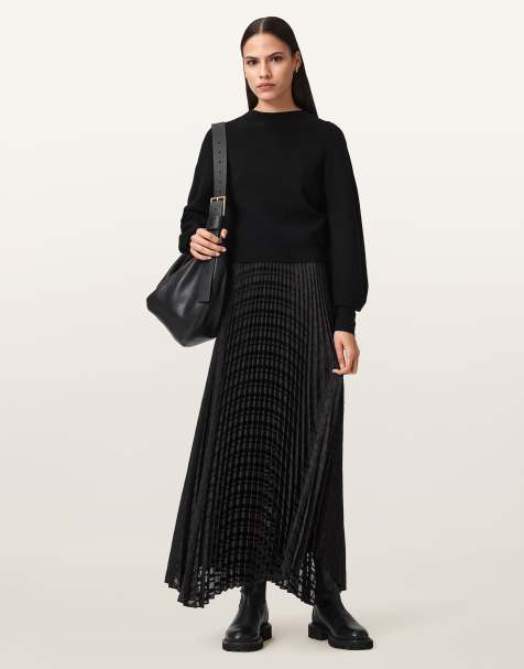 AllSaints – Sinead – Kleid in Schwarz - view 1