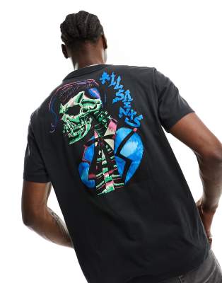 Camiseta Gráfica De Manga Corta Con Cuello Redondo Underground - Foto 8