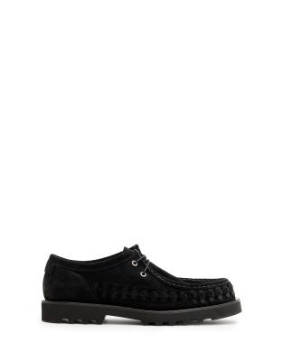 AllSaints - Skiff - Geweven schoenen in zwart - view 1