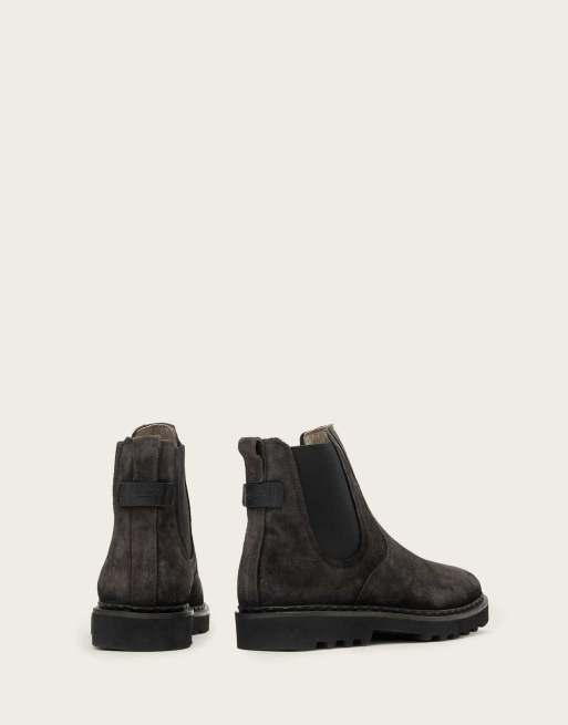 AllSaints – Skiff – Grå chelseaboots, 3 av 4