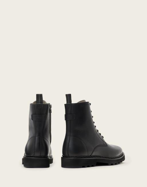 Allsaints Skiff military boots in black, 2 of 4
