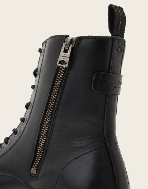 AllSaints – Skiff – Military-Stiefel in Schwarz, 4 von 4