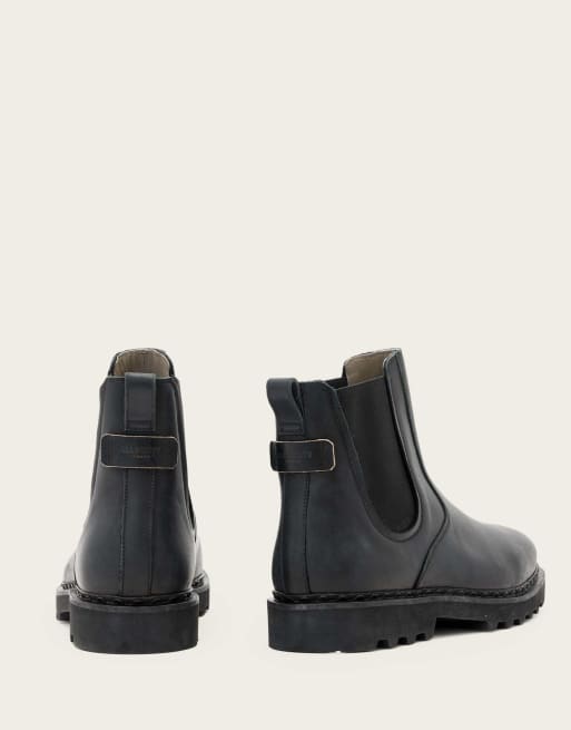 AllSaints – Skiff – Svarta chelseaboots, 3 av 4