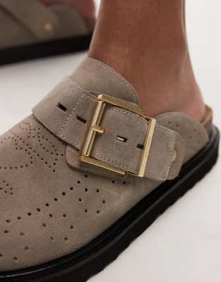 Allsaints Skye Western Suede Mules