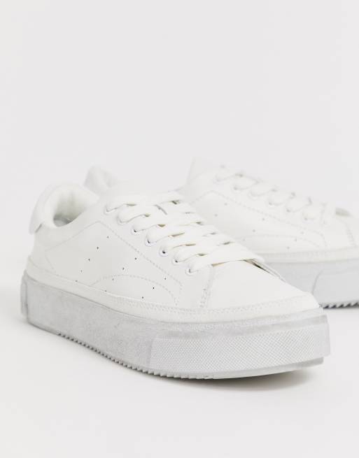 All saints white store sneakers