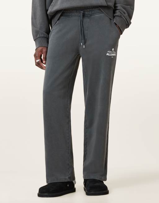 AllSaints – Soleil – Jogginghose in verwaschenem Schwarz