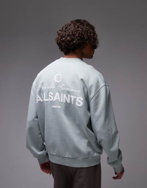 AllSaints – Soleil – T-Shirt in Küstenblau - view 1