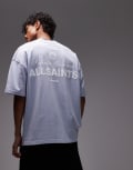 [AllSaints] AllSaints Soleil t-shirt in shore blue-Green S Shore blue
