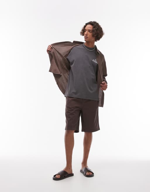 Allsaints soleil t-shirt in washed black