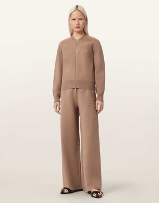 AllSaints - Sonny - Strickhose in Kiefernrindenbraun-Brown