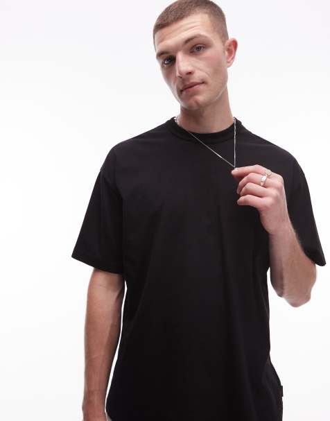 AllSaints sonny t-shirt in jet black - view 1