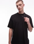 [AllSaints] AllSaints sonny t-shirt in jet black S Jet Black