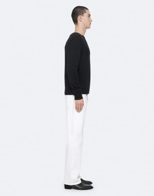 AllSaints Soren mit Rundhalsausschnitt in Schwarz, 7 von 7