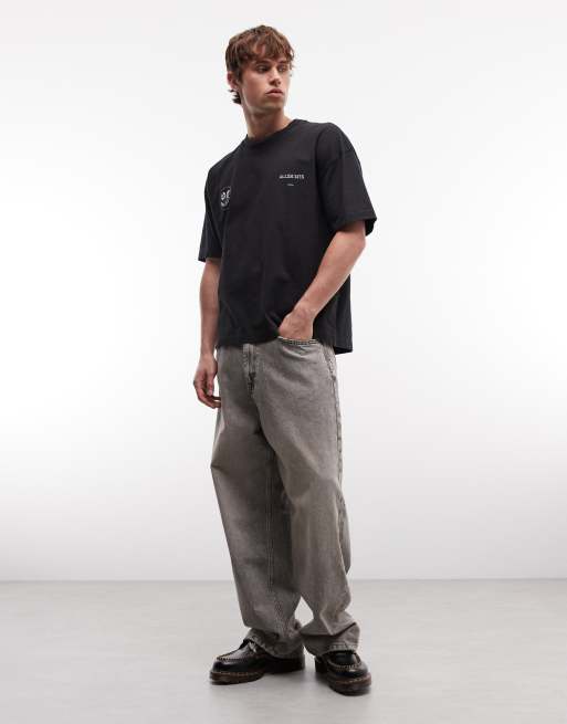 AllSaints – Spinner – Bleksvart t-shirt med korta ärmar och logga, 2 av 5