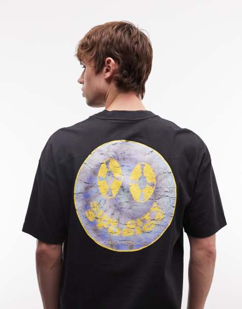 AllSaints – Spinner – Czarny sprany T-shirt z krótkimi rękawami i logo - view 1