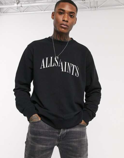 All saints black sweater sale