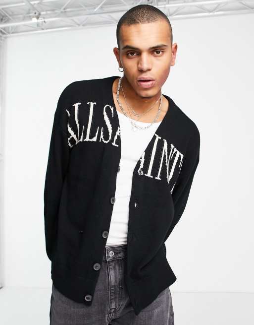 All saints black cardigan sale