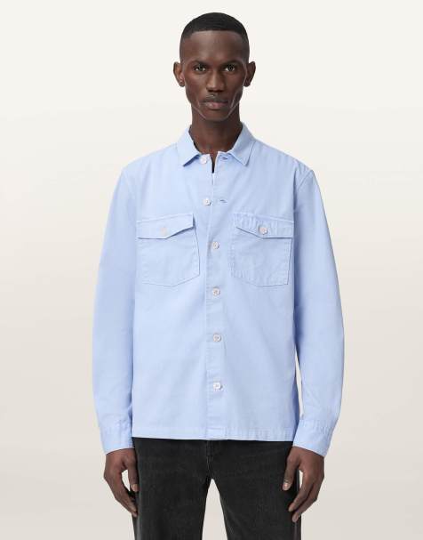 AllSaints - Spotter - Chemise à manches longues - Bleu - view 1