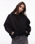 [AllSaints] AllSaints stacks talon hoodie in black 14 black