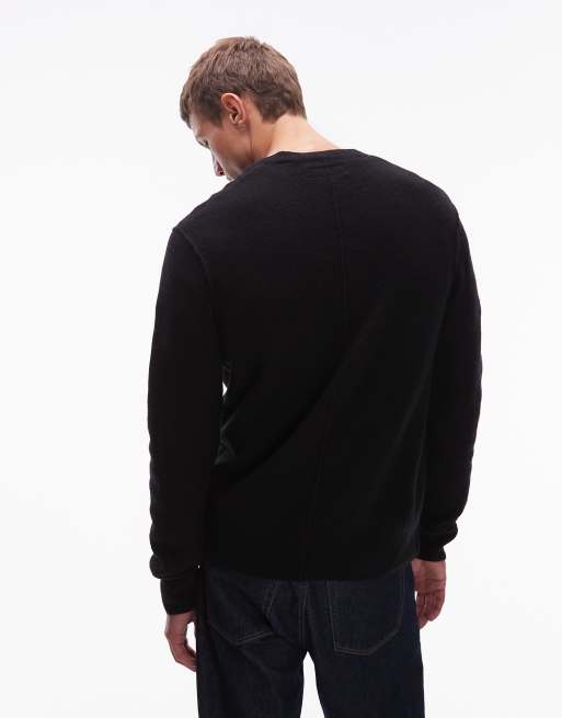 Allsaints - Statten - Polo en maille à manches longues - Noir, 3 de 5