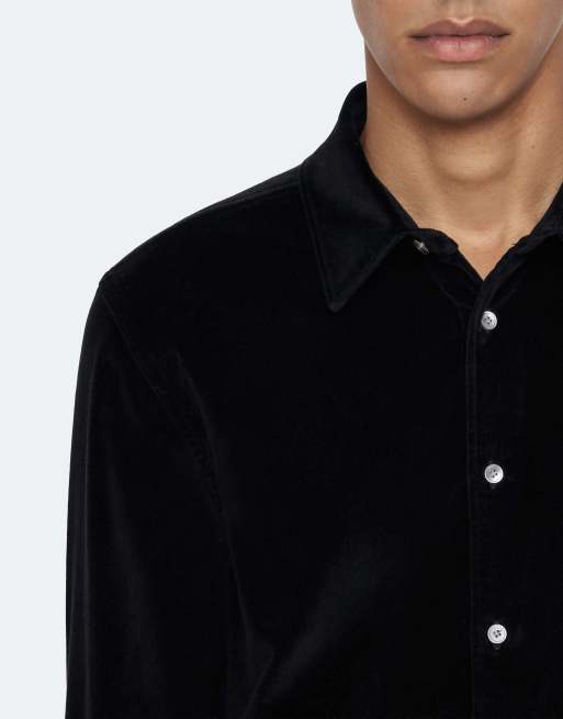 AllSaints Stave chemise à manches longues bleu encre, 6 de 7