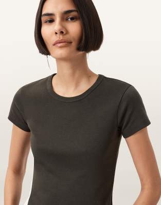 AllSaints - Stevie - T-Shirt in Grün