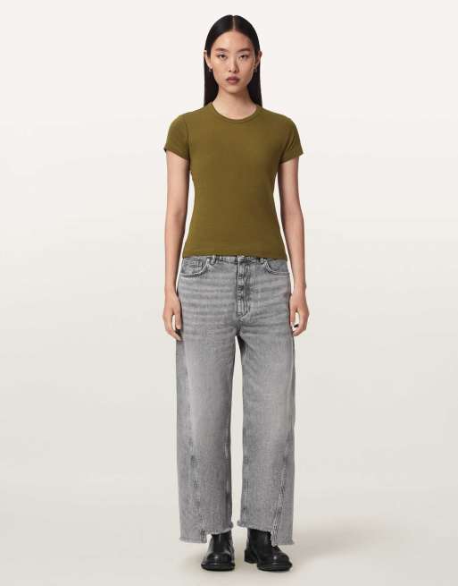 AllSaints - Stevie - T-shirt - Vert kaki, 4 de 6