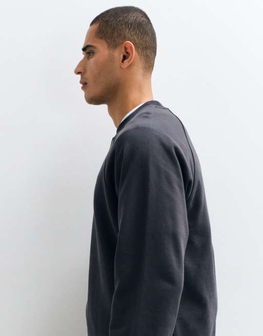 AllSaints sudadera con pequeño logo en negro lavado, 5 de 5