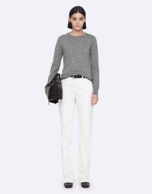 AllSaints - sudadera de cuello redondo Coyte en gris jaspeado, 2 de 6