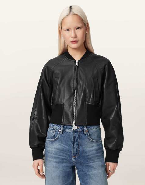 AllSaints - Suri - Bomber - Noir - view 1
