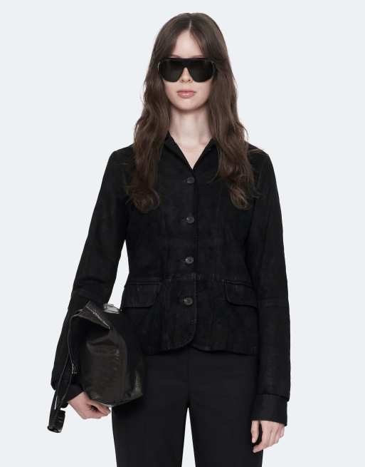 AllSaints Surveya blazer in zwart, 5 van 6
