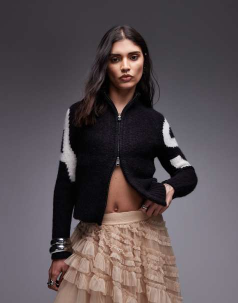 AllSaints – Sylvie – Svart kofta - view 1