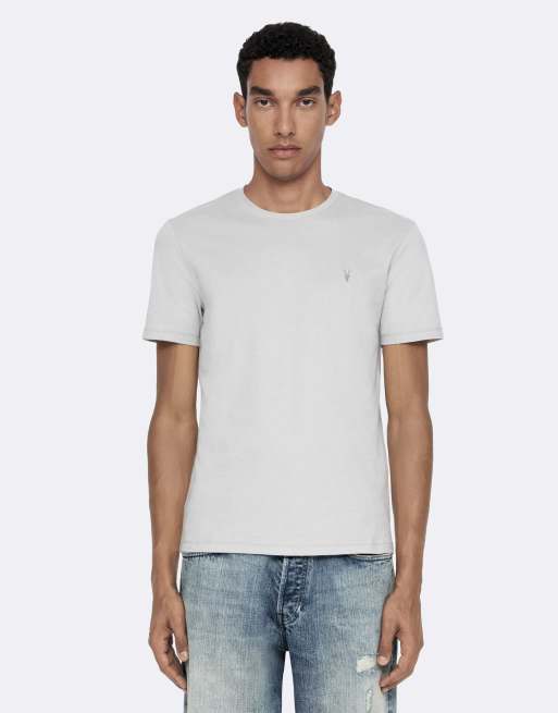 AllSaints T-shirt à manches courtes col rond bleu ciel, 4 de 6