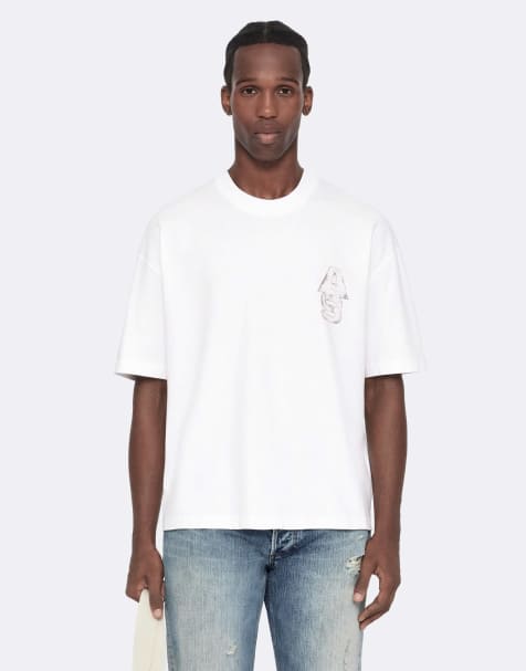 AllSaints T-shirt à manches courtes Roller col rond blanc optique - view 1