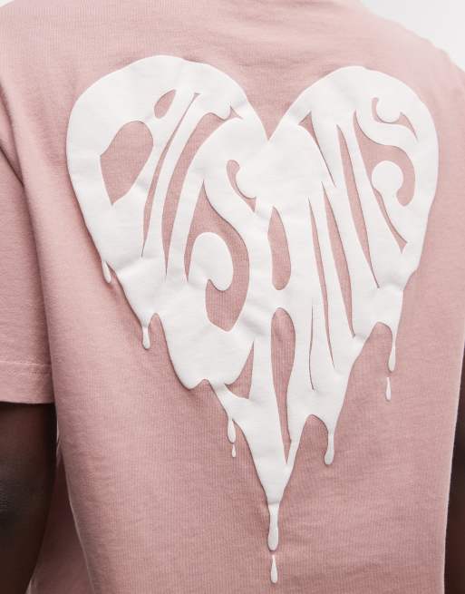 AllSaints T-shirt à manches courtes Trip Lisa avec logo graphique rose, 4 de 4