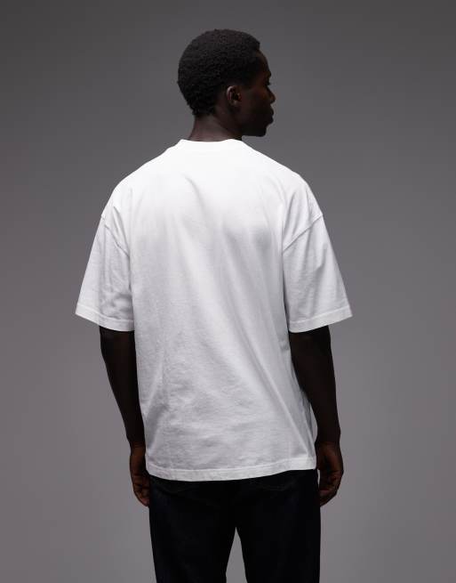 AllSaints – T-Shirt in Weiß mit Grafikmotiv, 3 von 5