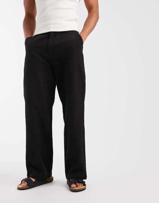 AllSaints Taiko relaxed trousers in black, 5 of 5