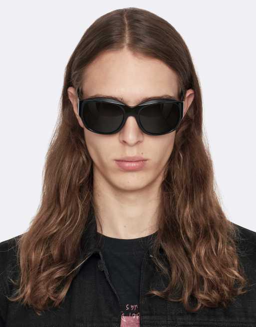 AllSaints taillierte Trucker-Jacke in schwarz gewachst, 3 von 6