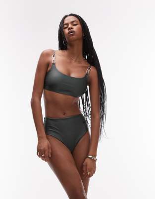 AllSaints - Talaria - Bas de bikini - Vert sapin - view 1
