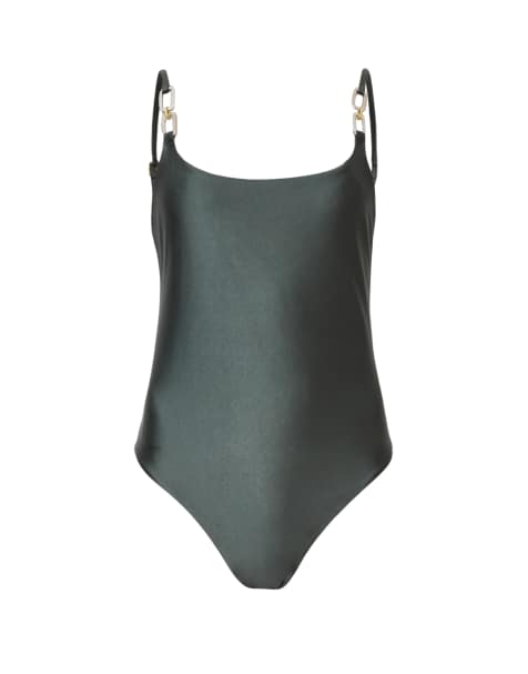 AllSaints - Talaria - Maillot 1 pièce - Vert sapin - view 1