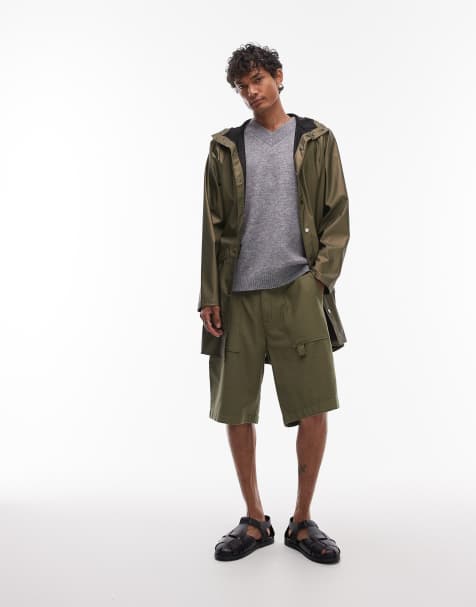 Allsaints talbot shorts in eden green - view 1