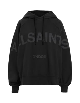 AllSaints - Talon Biggy - Kapuzenpullover in Schwarz