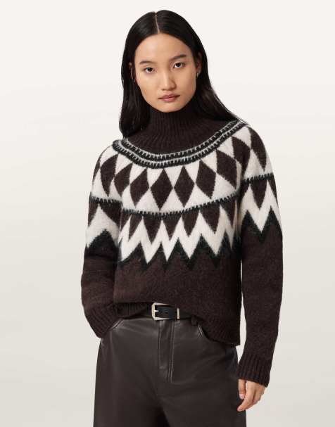 AllSaints – Tara – Pullover in Ochsenblutrot - view 1