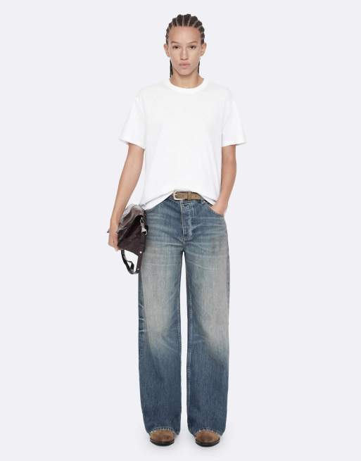 AllSaints tee Addi en blanc optique, 2 de 7