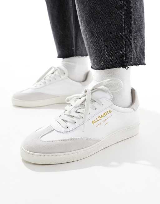 AllSaints Thelma leather sneakers in white