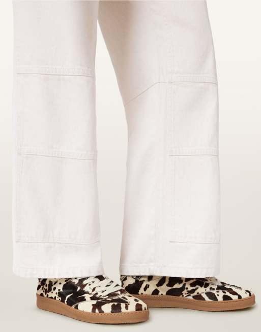 AllSaints Thelma sneaker in cow print, 4 of 4